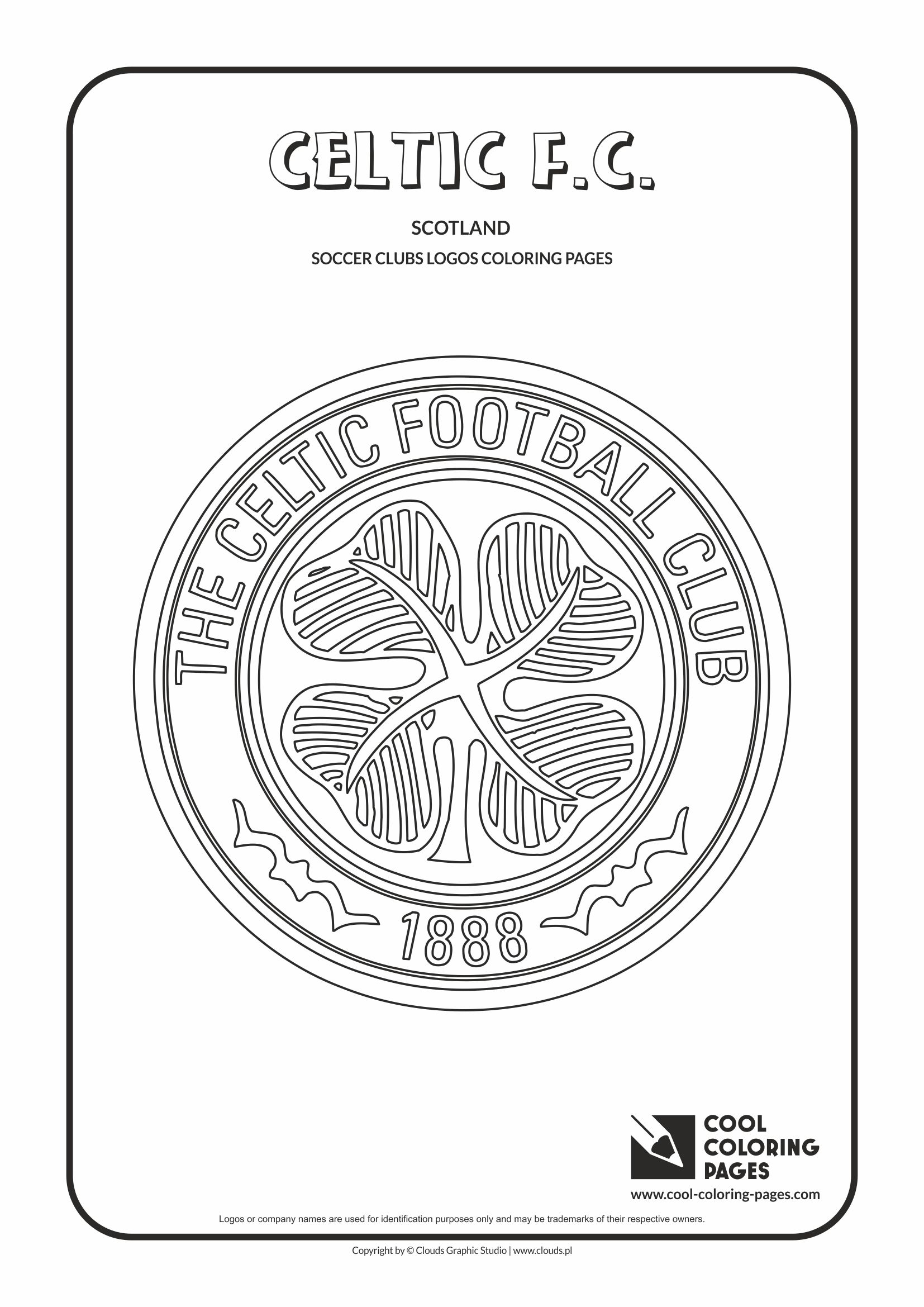 Celtic F C Logo Coloring Page