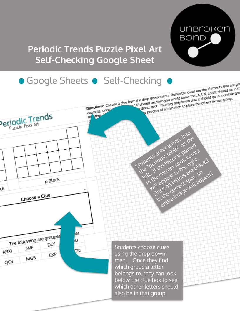 pixel puzzle google sheet template
