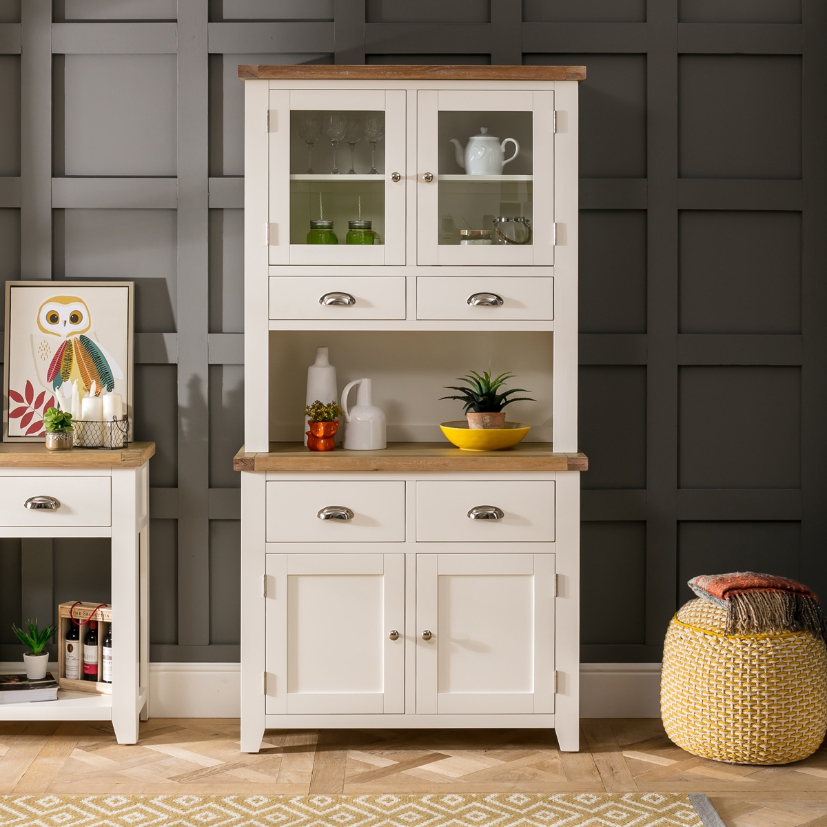 cream colored dresser