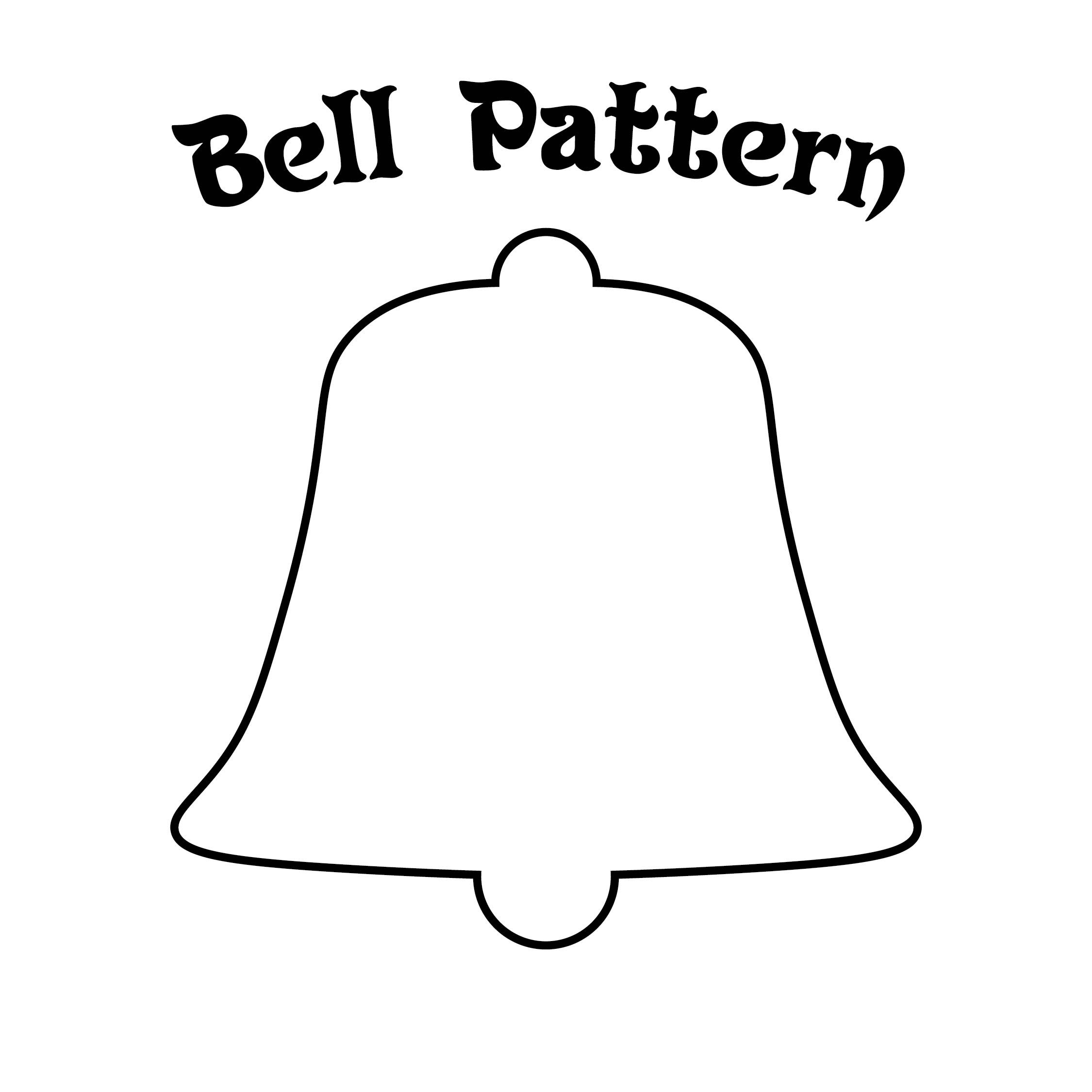 Christmas Bell Template Cheap