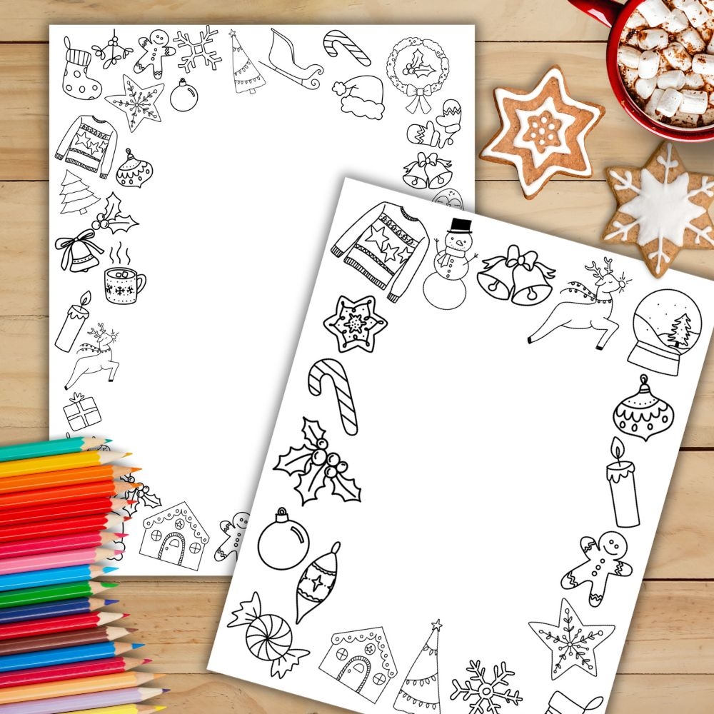 holiday printable paper