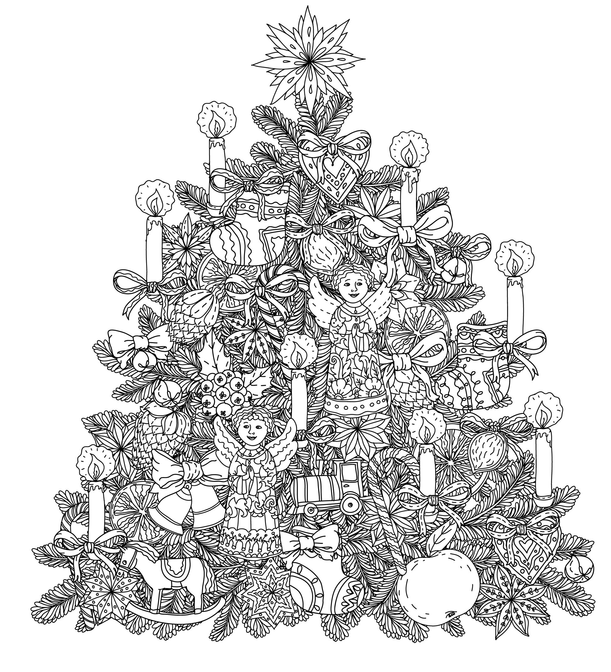 Christmas Coloring Page To Print Christmas Coloring Pages For Kids