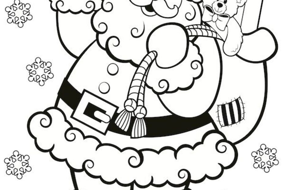 Christmas Coloring Pages For Kids Free And Easy Print Or Download