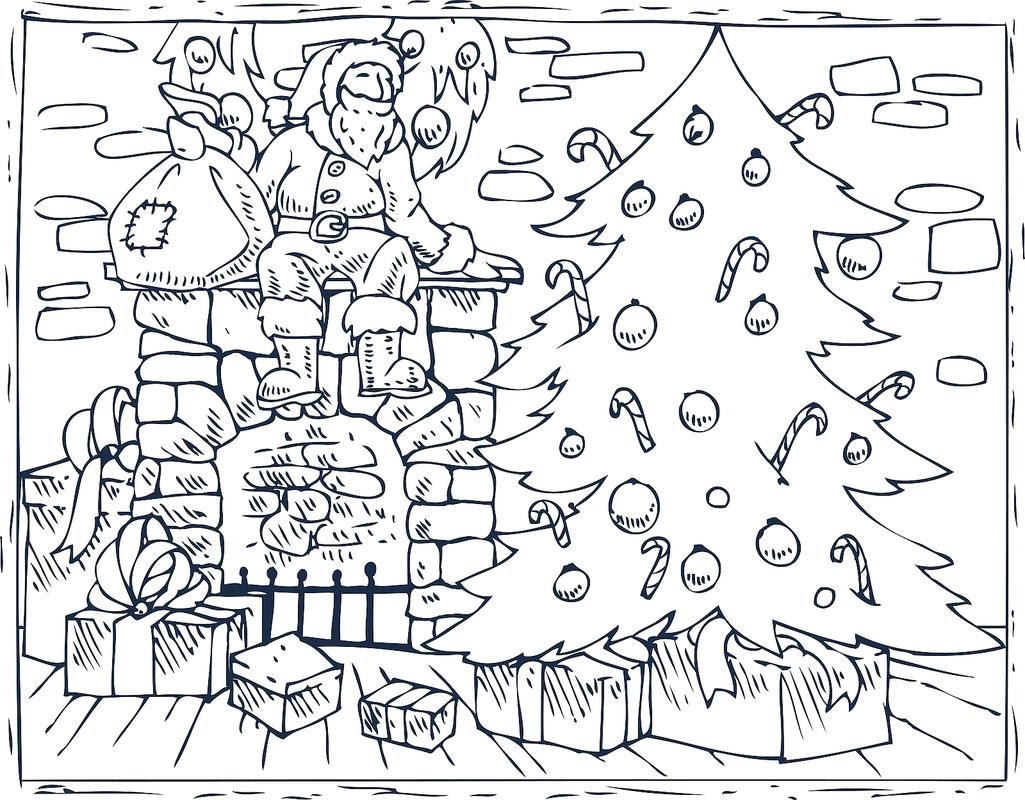 printable christmas pictures to color