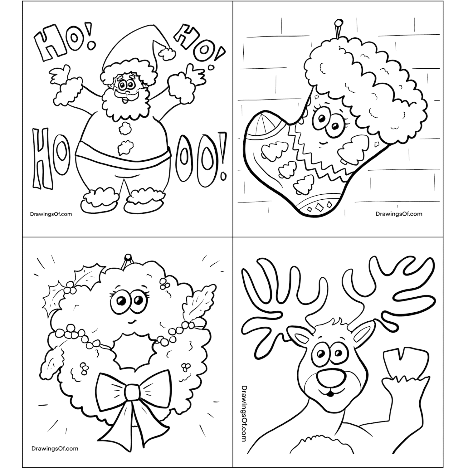 christmas printable coloring pages