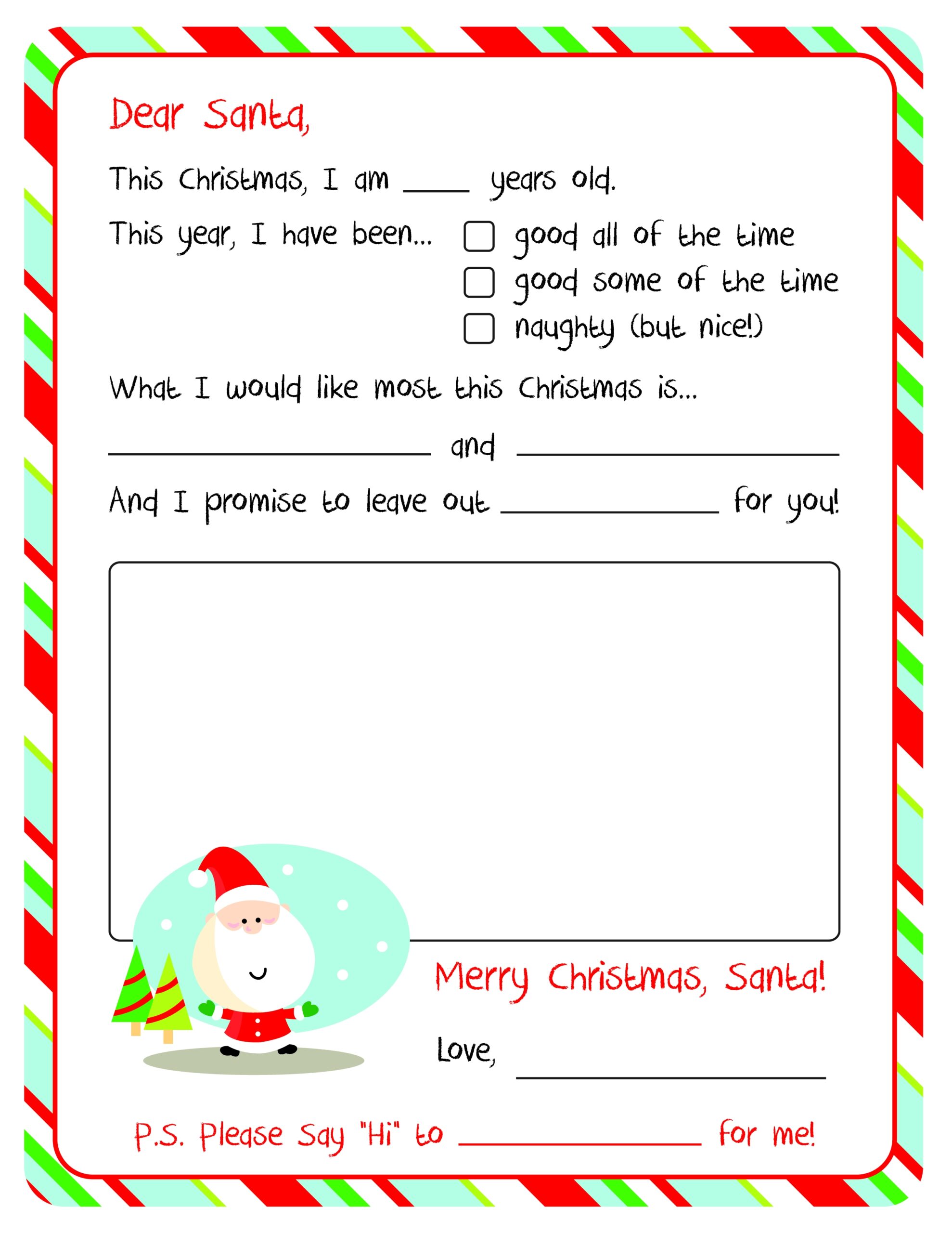 Christmas Letter To Santa Sales