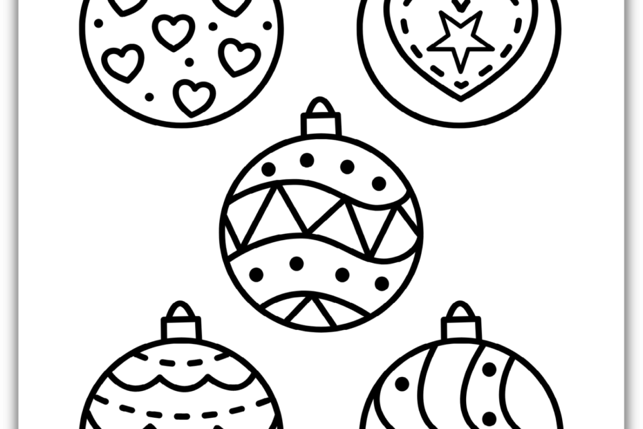 Christmas Ornament Printable Gathering Beauty