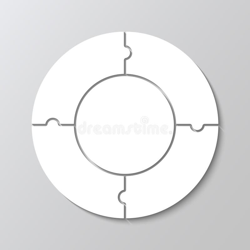 puzzle piece in quarter circle template