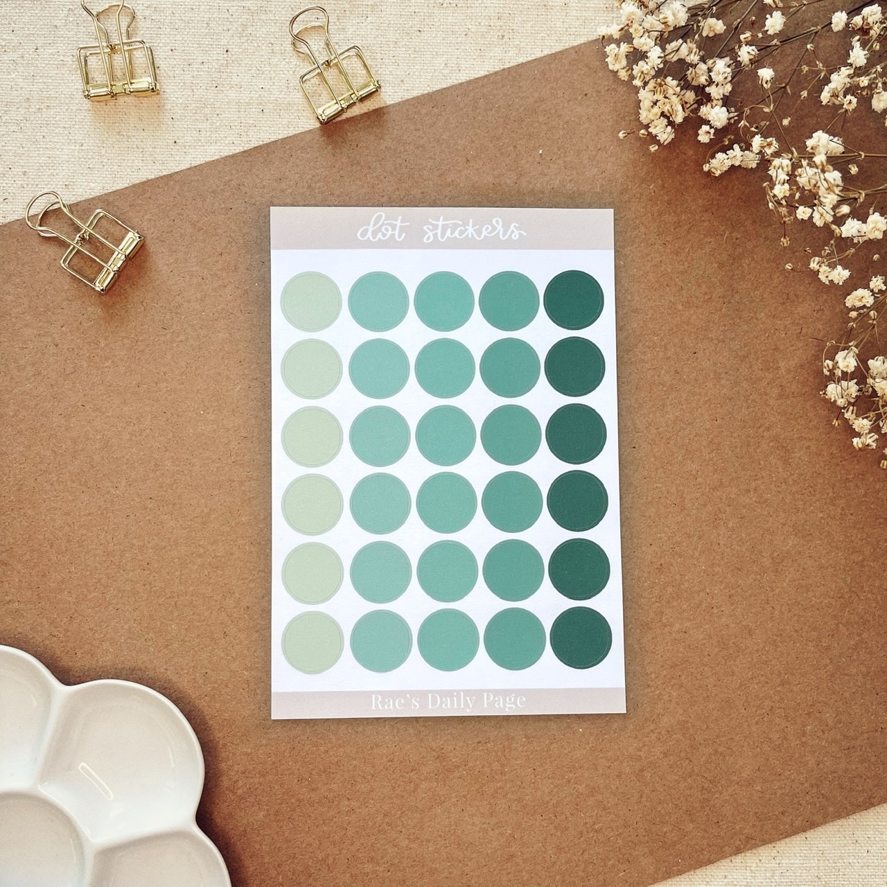 printable circle stickers