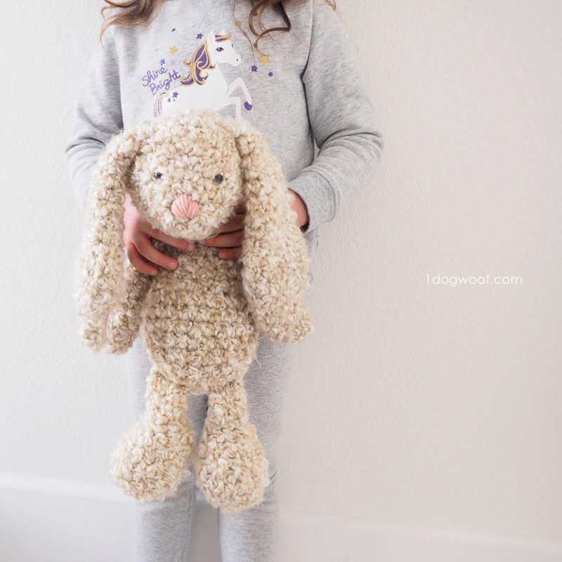 template free printable floppy eared bunny sewing pattern
