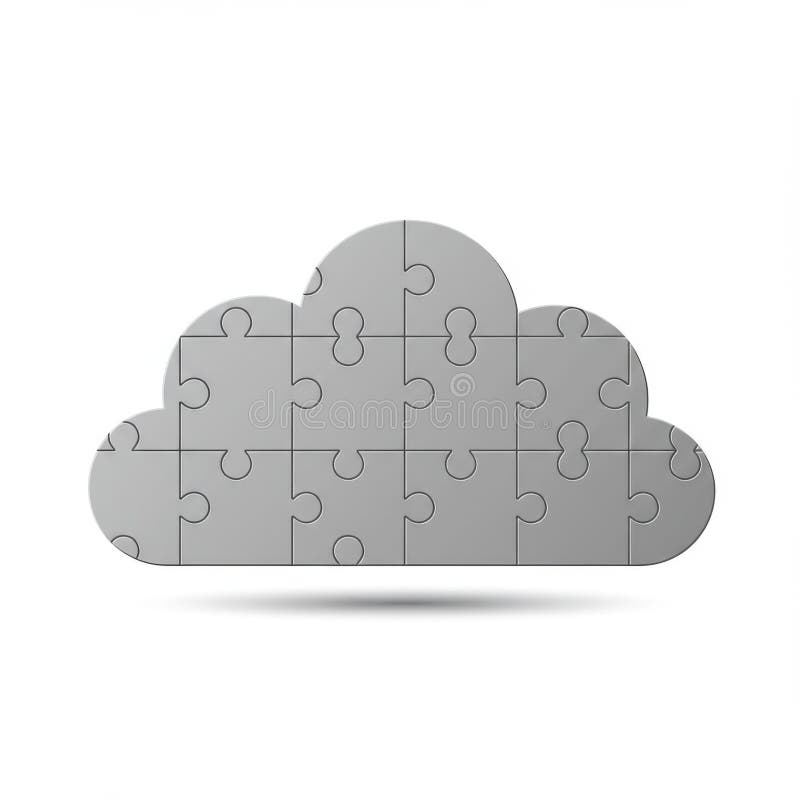 Cloud Puzzle Background Stock Illustrations 2 487 Cloud Puzzle 