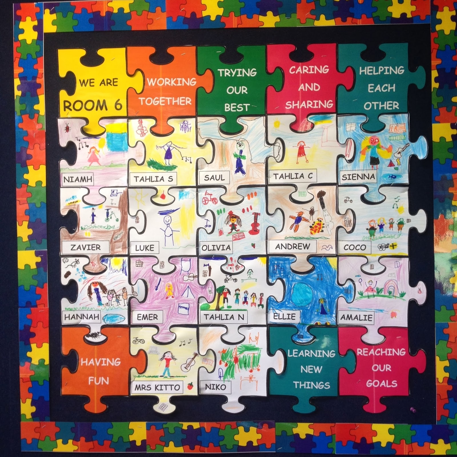 Clyde School Kea Class We All Fit Together 