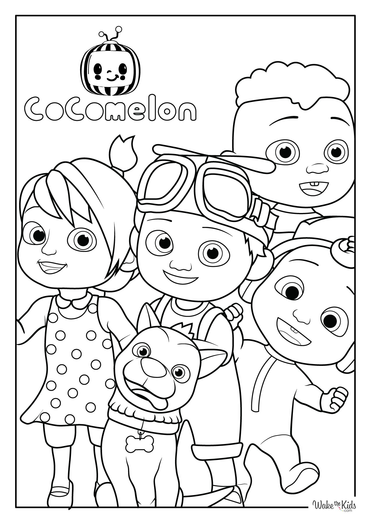 cocomelon coloring pages printable