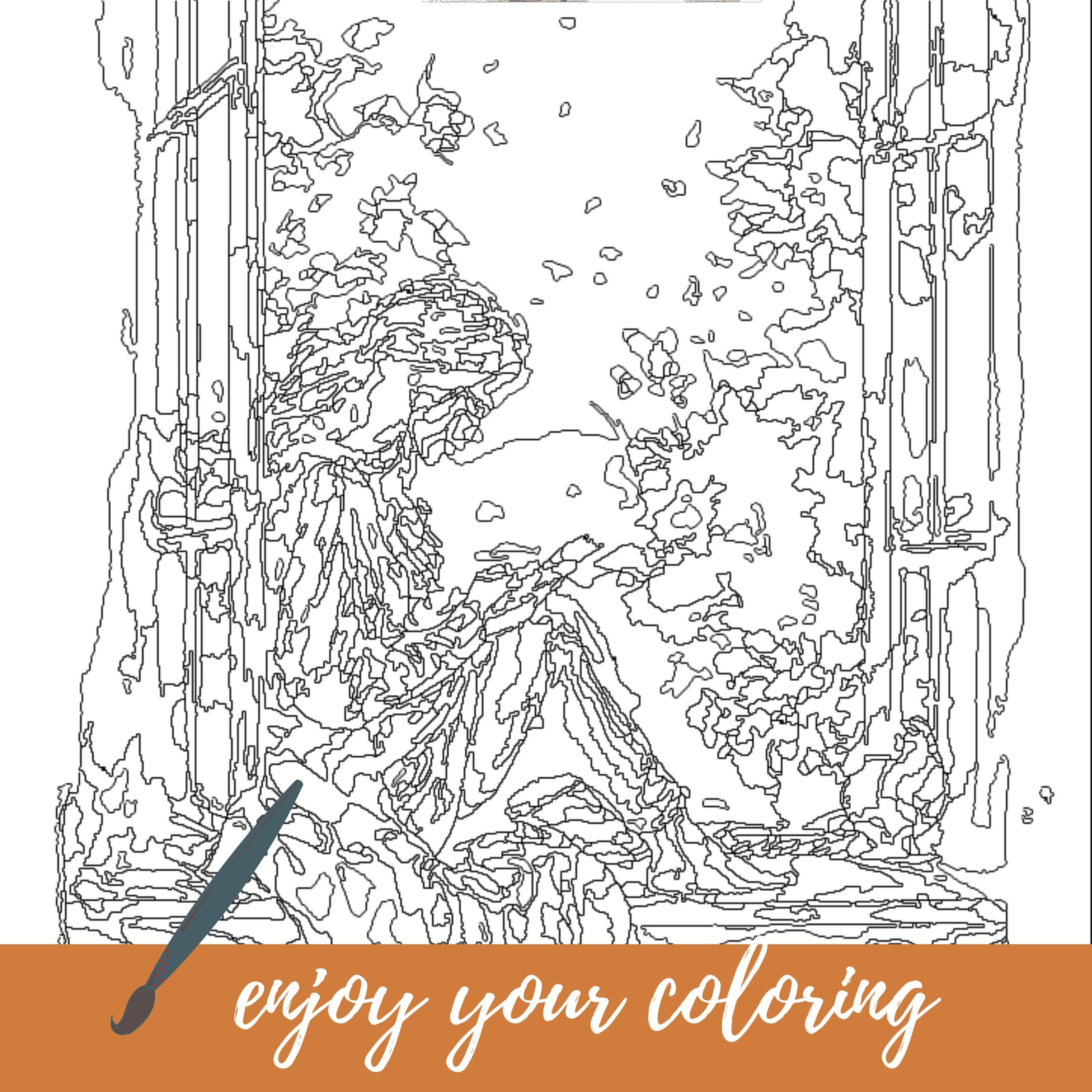 free printable adult color by number