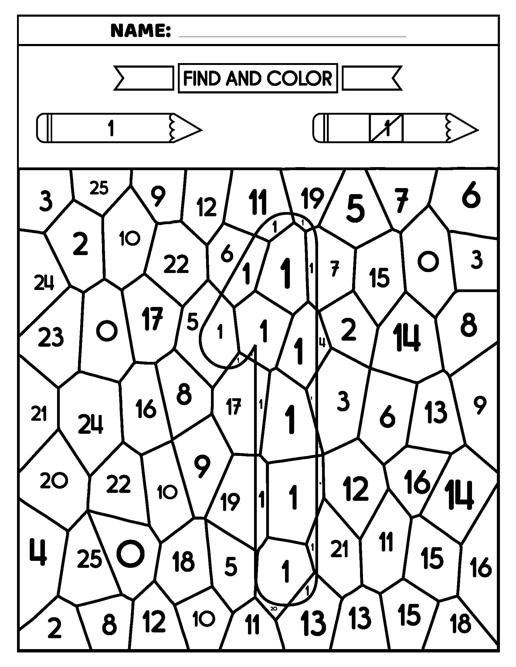color by code worksheets