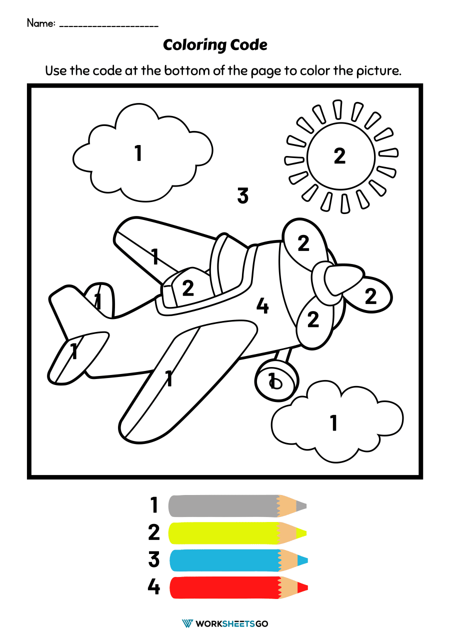 Color Code Worksheets WorksheetsGO