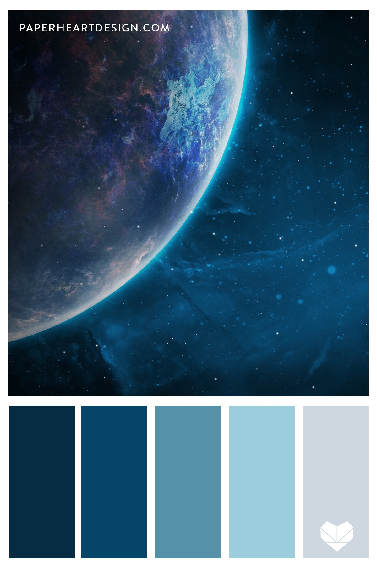 Color Palette Awesome Space Paper Heart Design Co 
