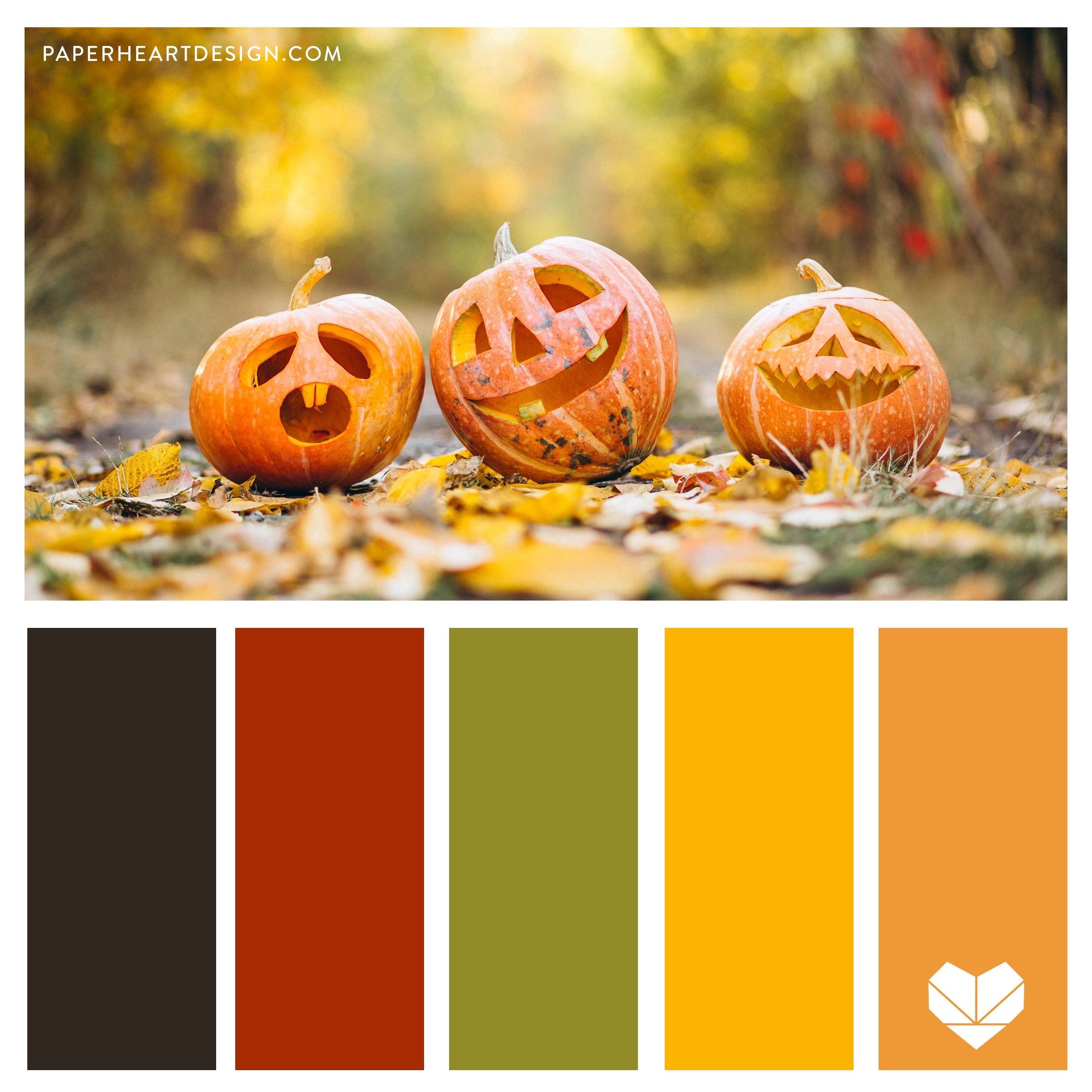 Color Palette Spooky Season Paper Heart Design Co 