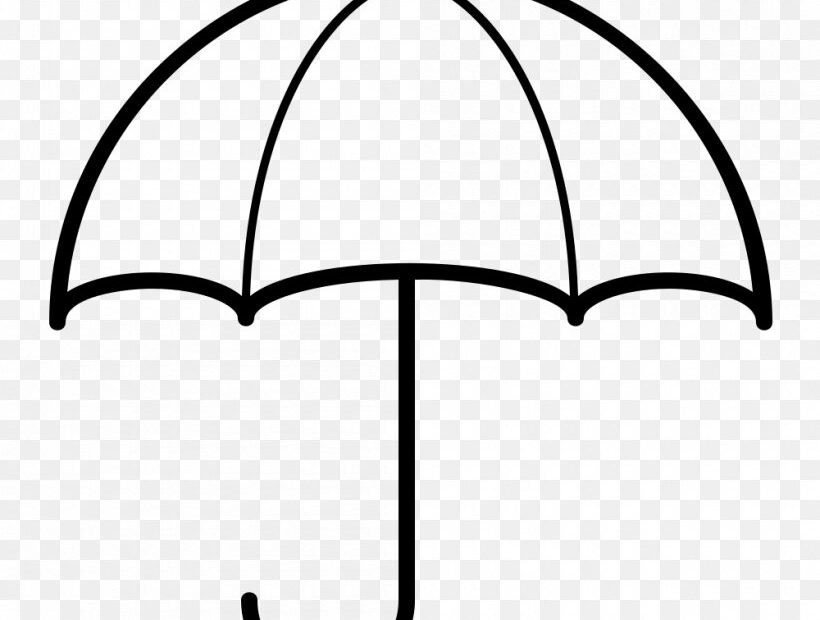 Coloring Book Umbrella Drawing Rain PNG