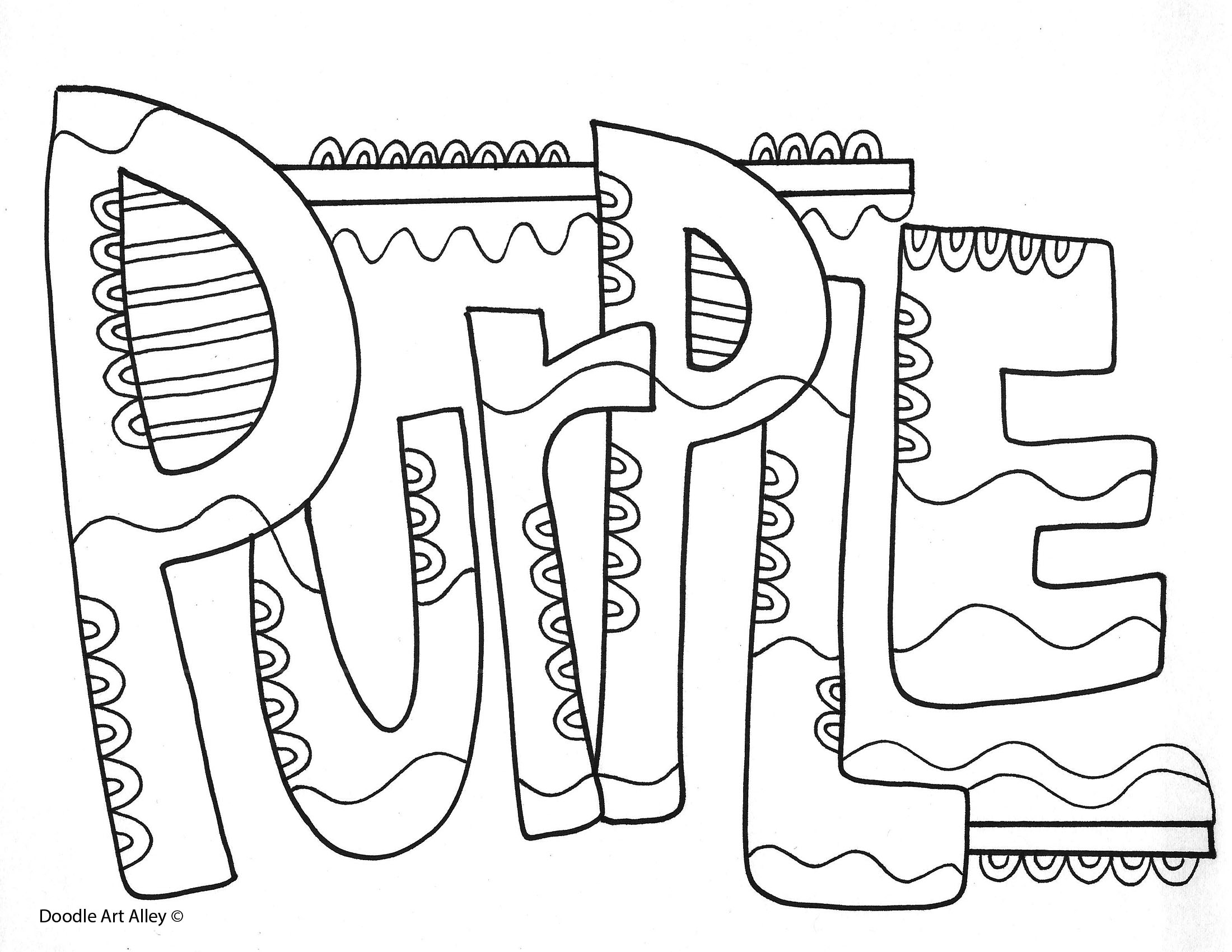 Colors Coloring Pages CLASSROOM DOODLES