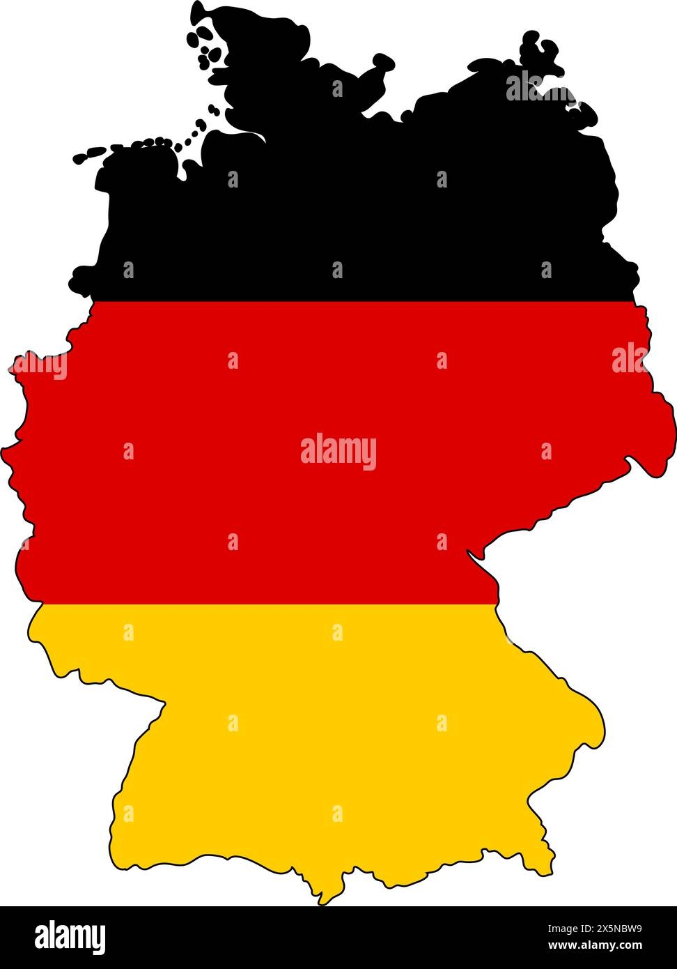 Colors Of Germany Flag Stock Vector Images Alamy