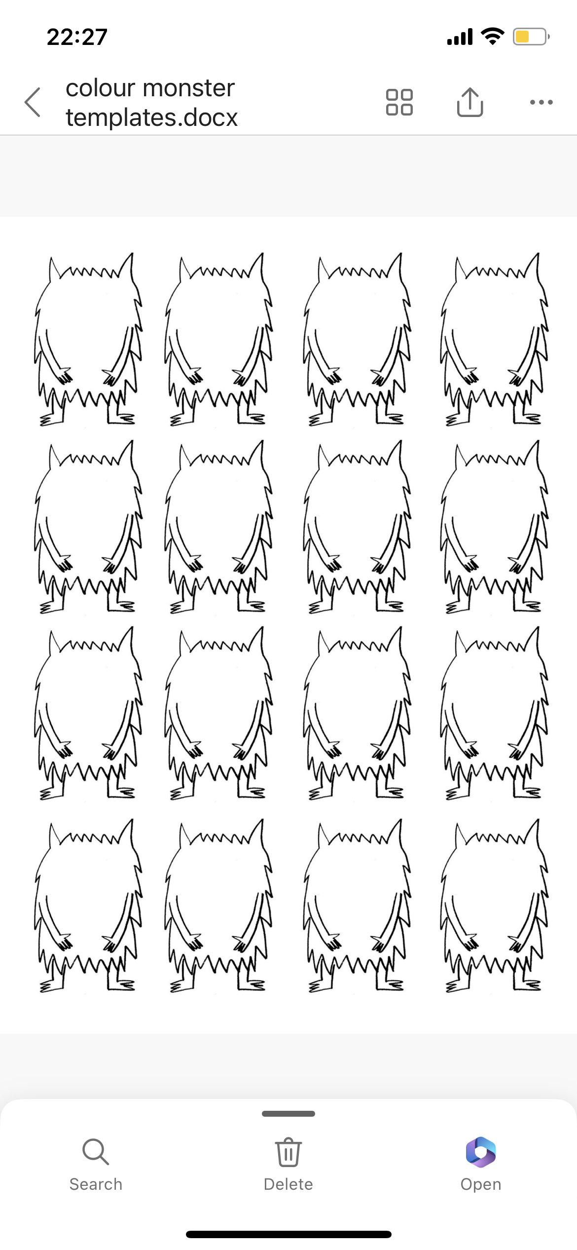 Colour Monster Lettering And Templates Teaching Resources