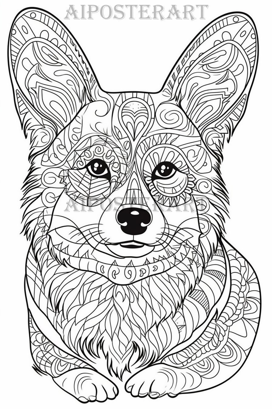 dog coloring pages printable