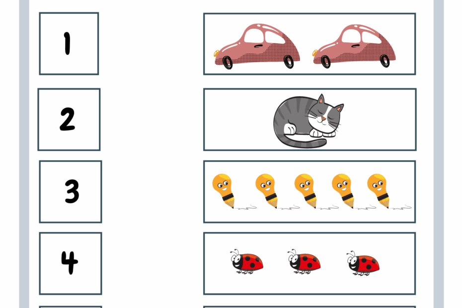 Count And Match Numbers 1 5 Worksheets Academy Worksheets