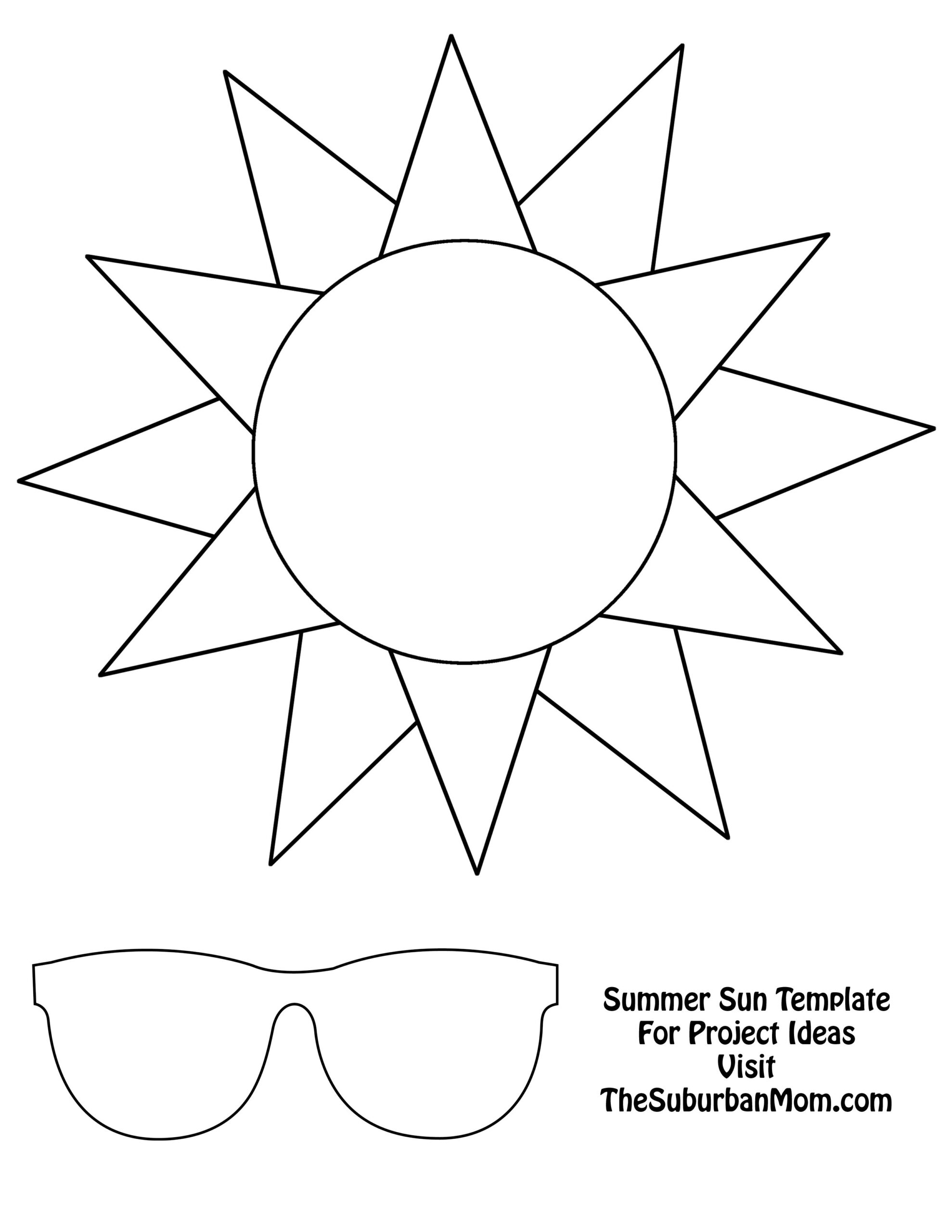 Countdown To Summer Craft Template TheSuburbanMom