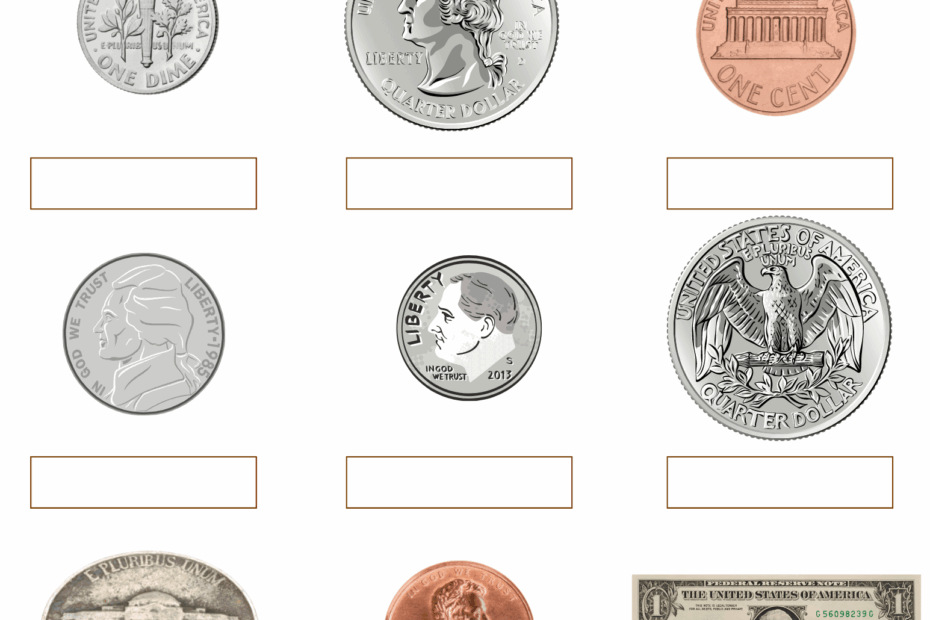 Counting Money Worksheets