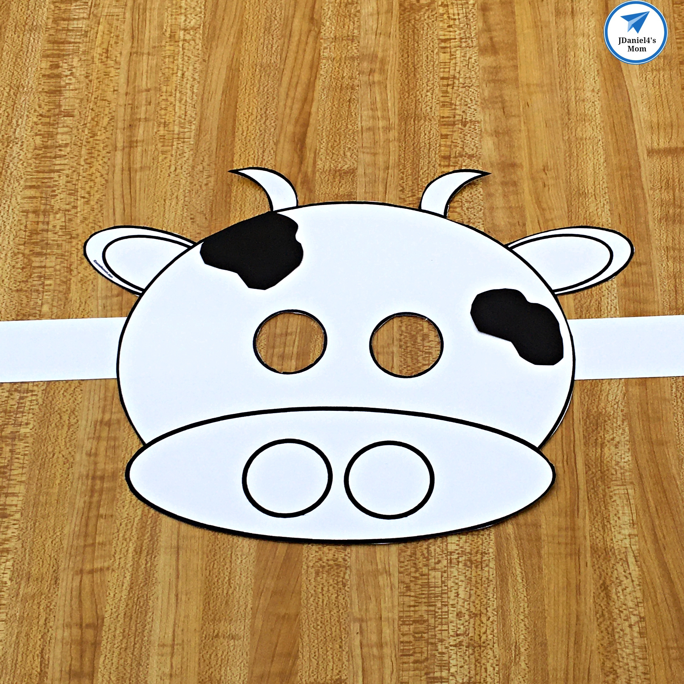 printable cow template