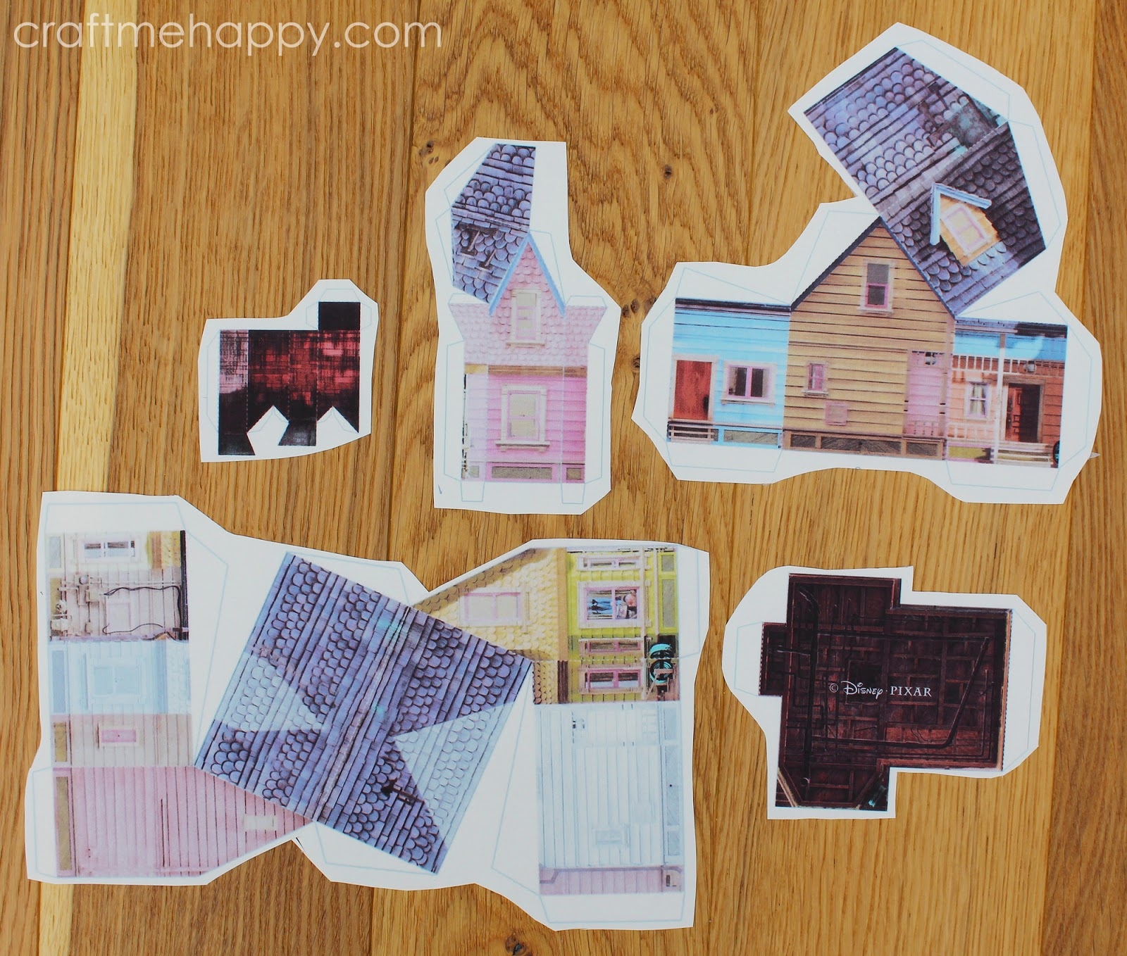Craft Me Happy Up House Mobile Worksheets Library