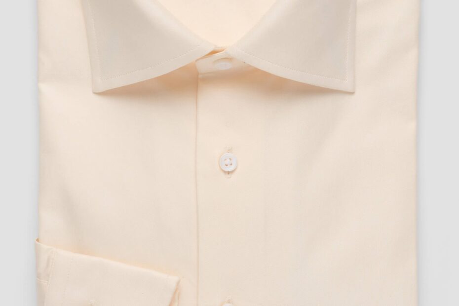 Cream Fine Twill Dress Shirt SPIER U0026 MACKAY