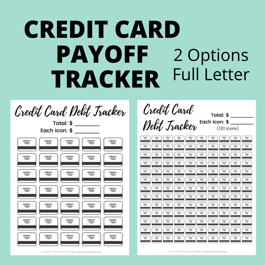 pay off debt tracker printable