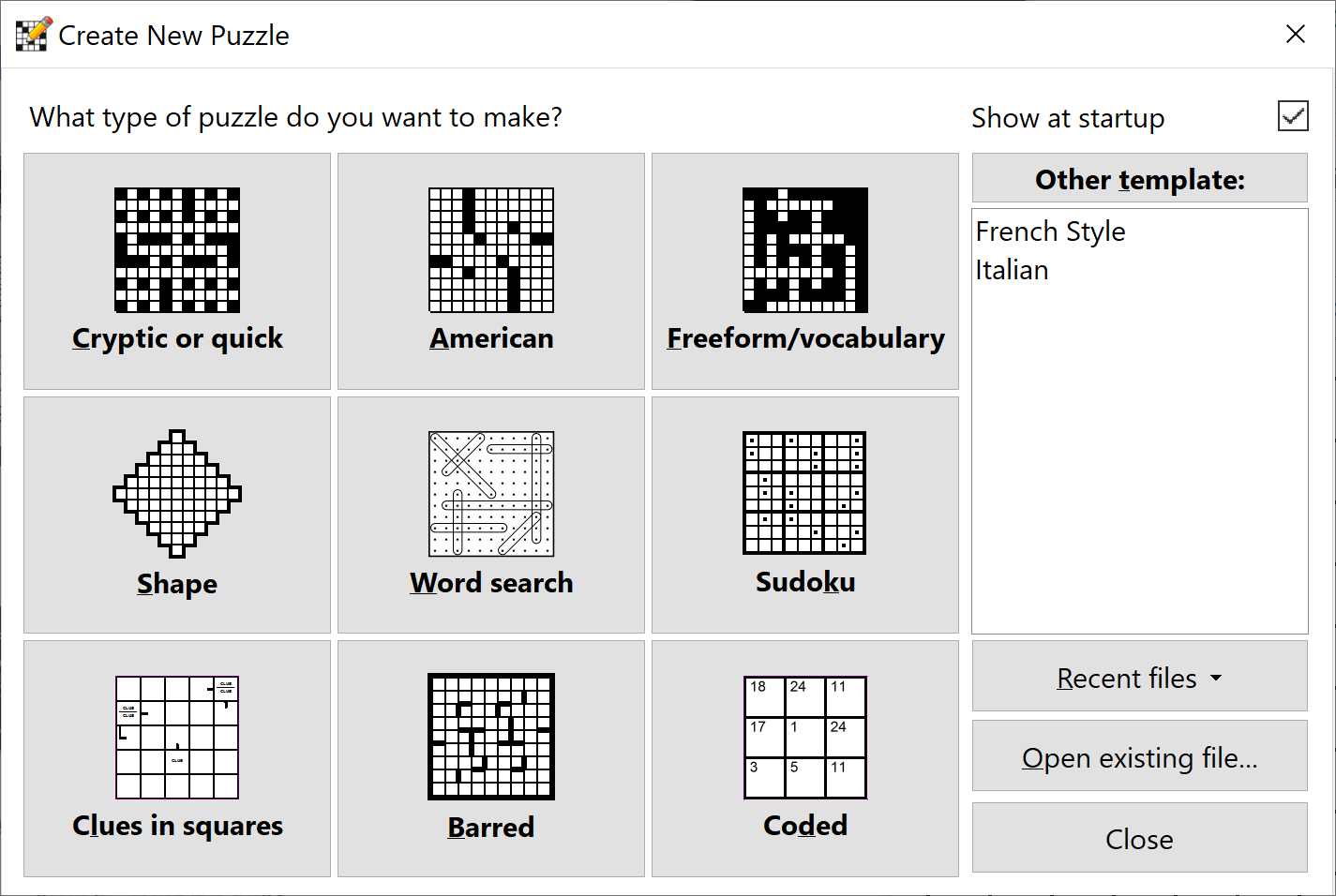 microsoft word 2007 crossword puzzle template