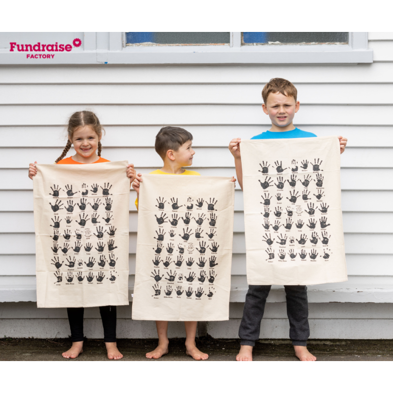 Custom Hand Print Tea Towels