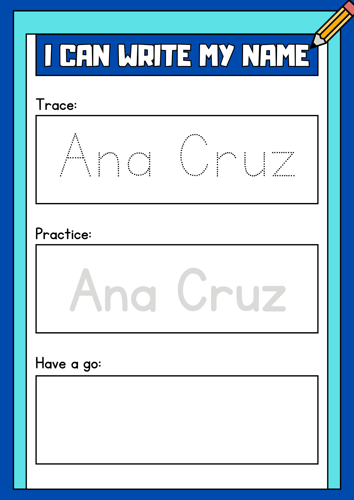 Custom Name Tracing Worksheet By Cabaongangelika Raket PH