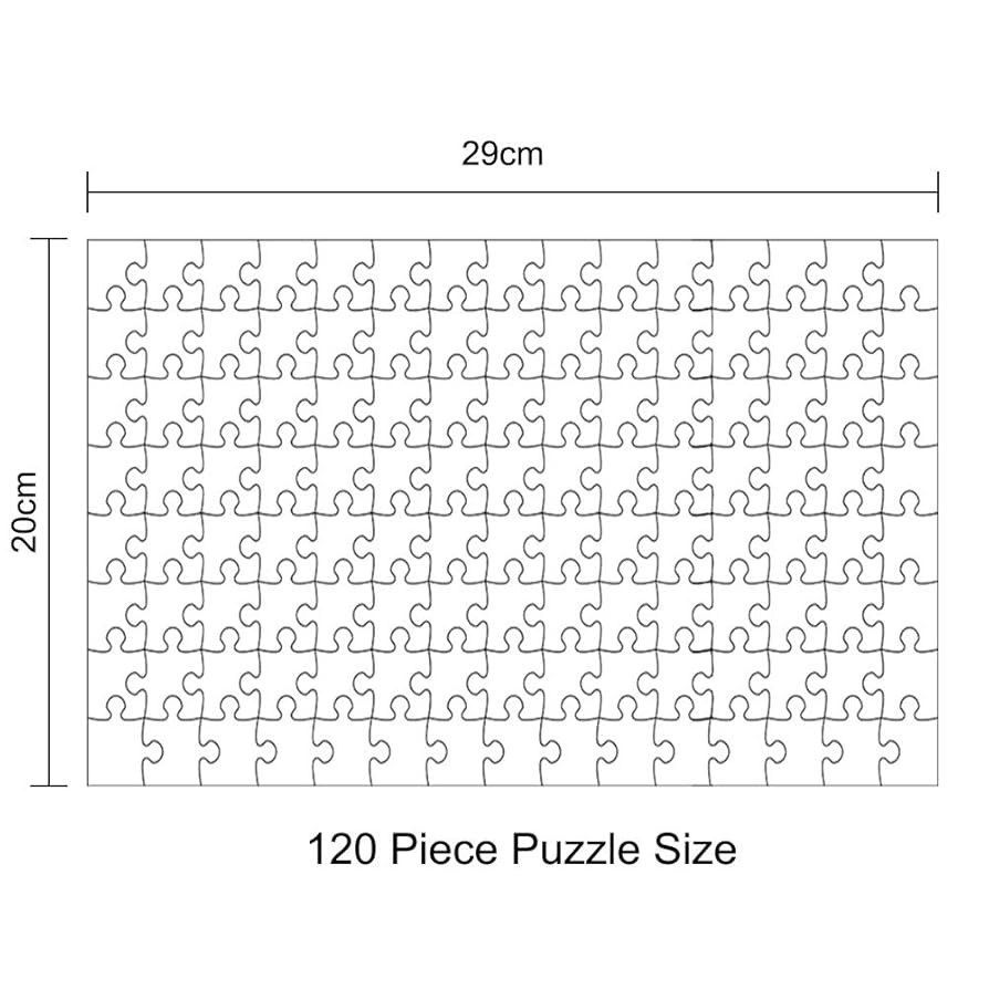 Custom Puzzle 120 Pieces Personalised Jigsaw Puzzle With Your Favorite Picture A4 Photo Puzzle Frame DIY Family Photo Gift For Mum Family Teacher 
