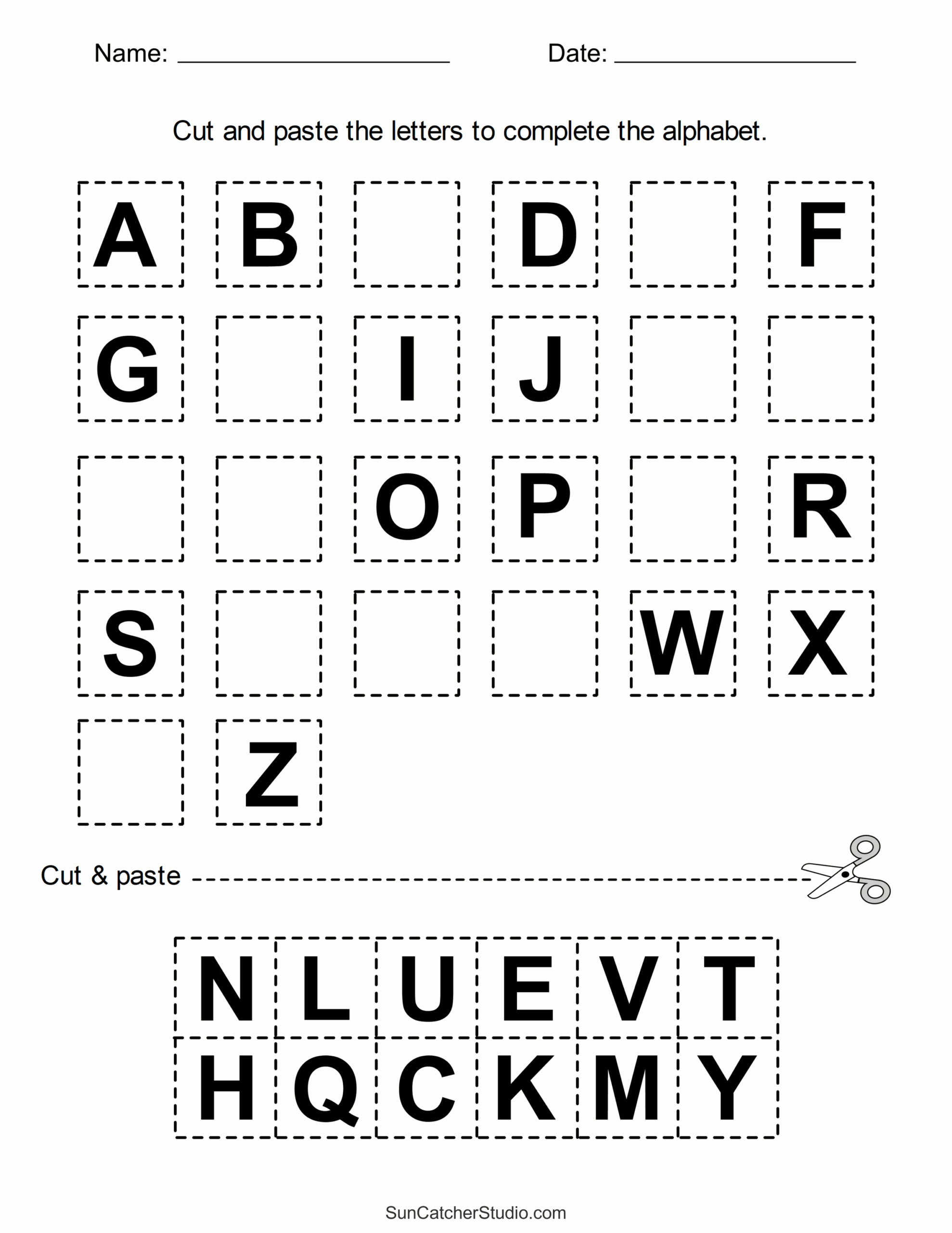 printable preschool worksheets