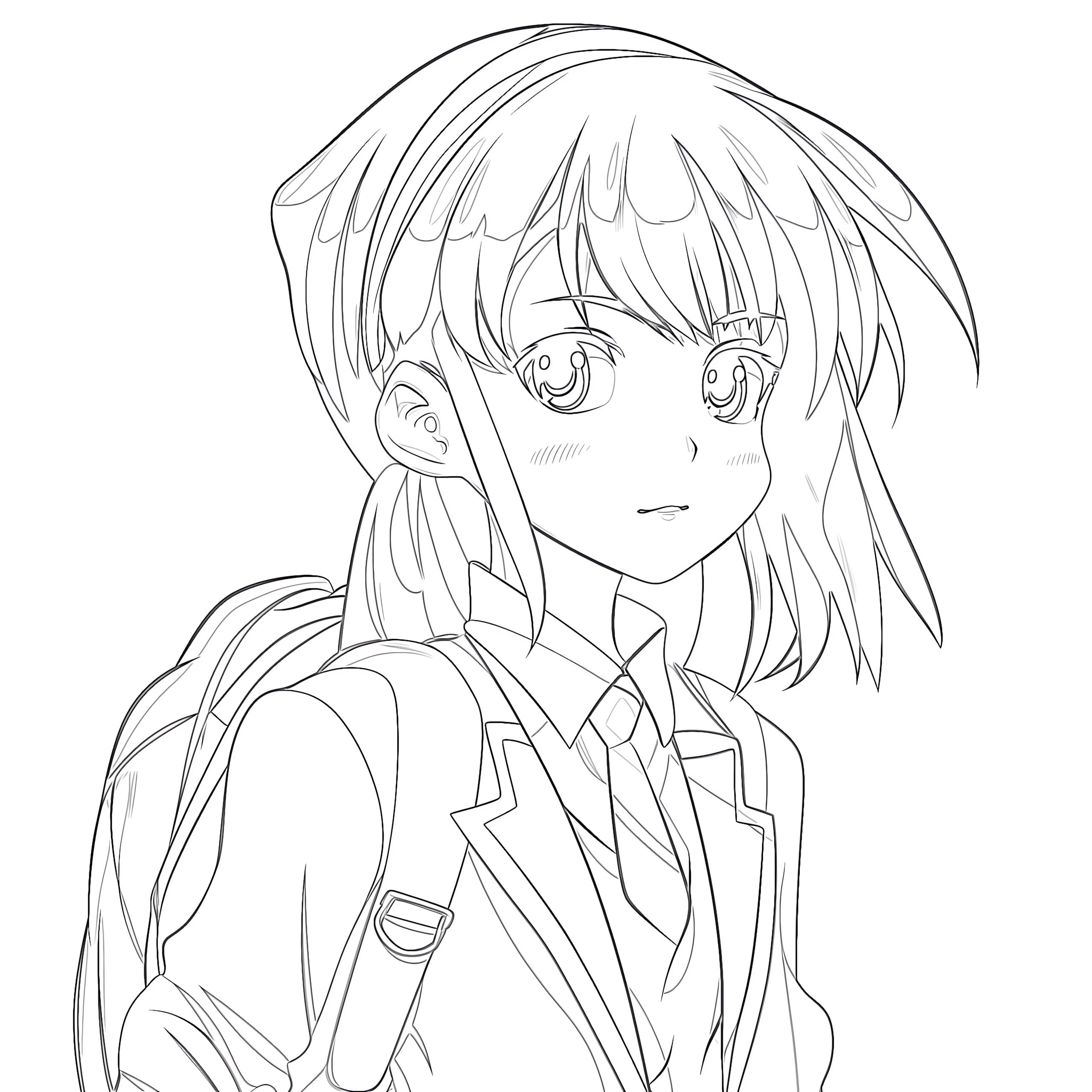 anime coloring books
