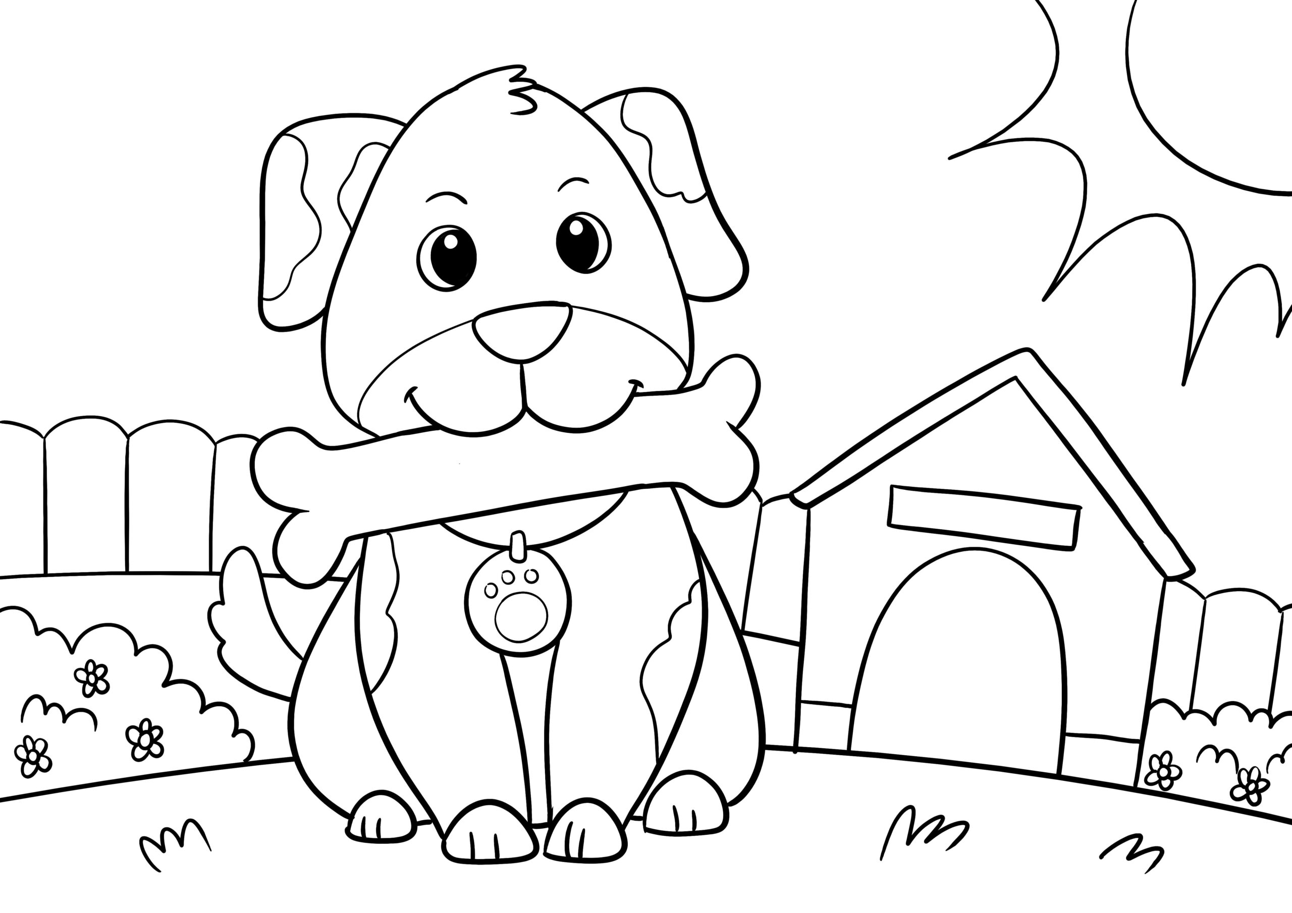 dog coloring pictures