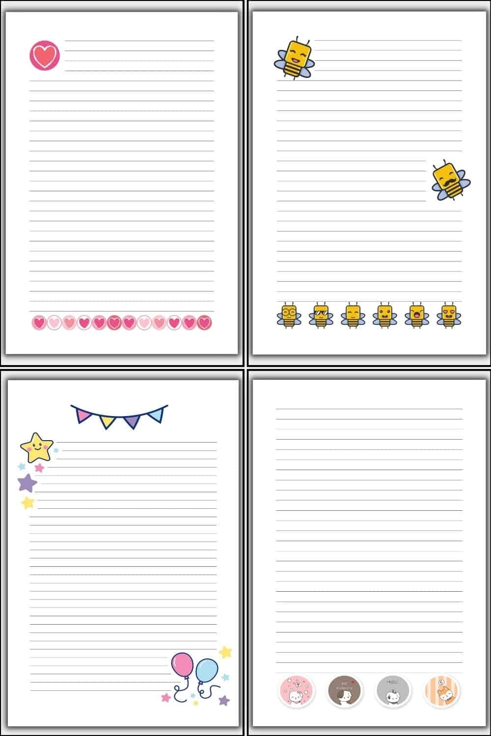 printable lined notebook paper