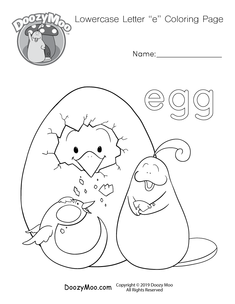 Cute Lowercase Letter 