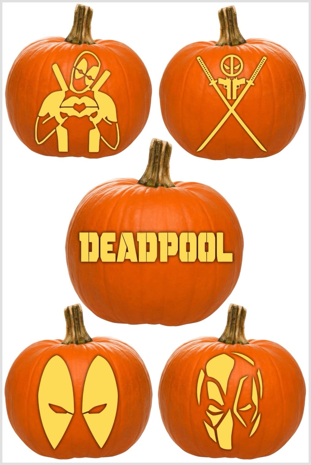 free printable halloween carving pumpkin template