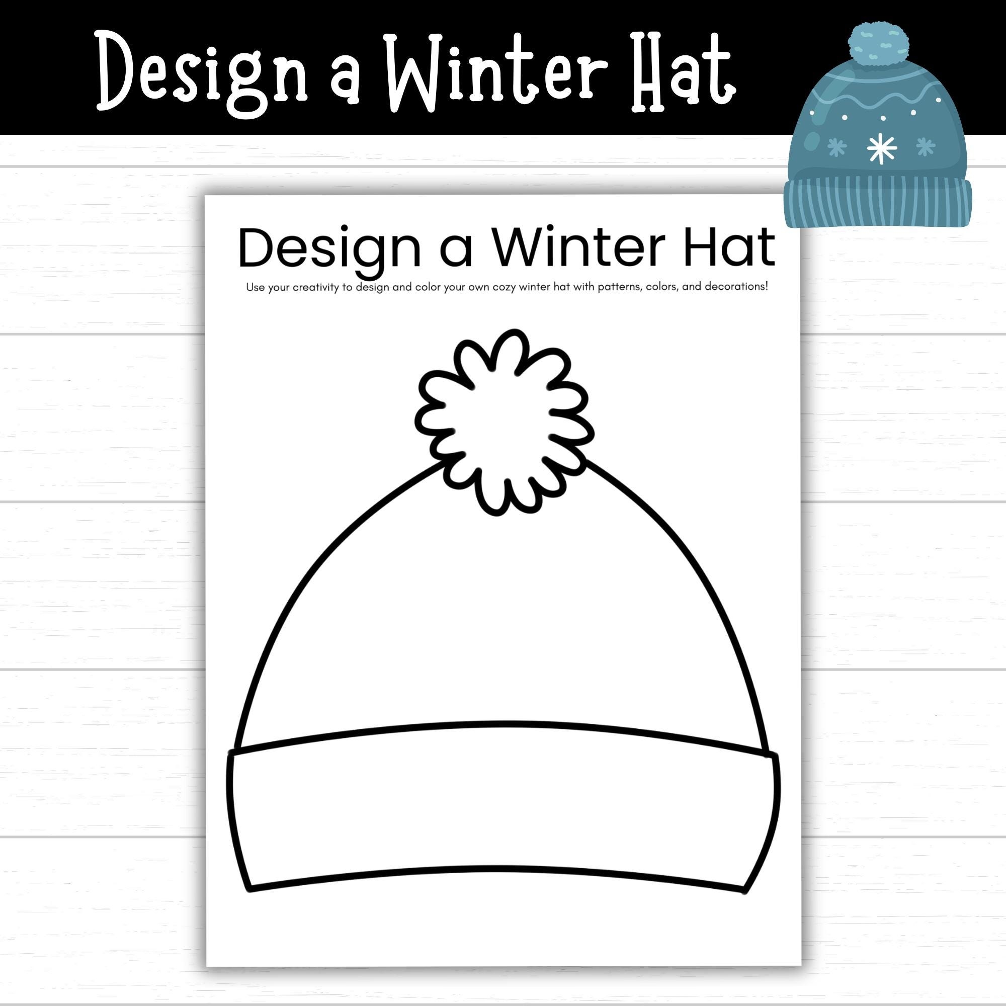 hat printable template