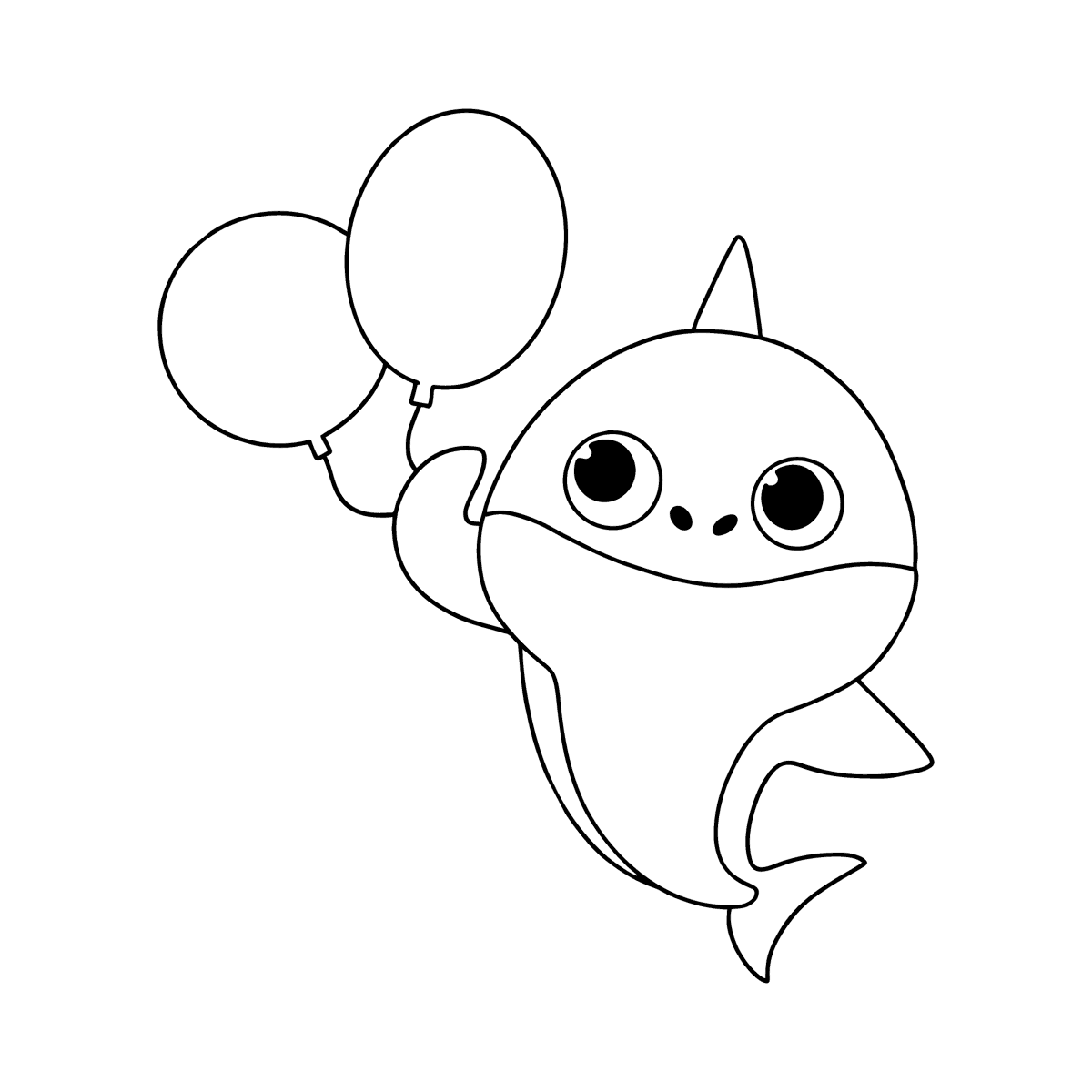 Dibujos De Baby Shark Para Colorear Imprime Y Colorea En L nea