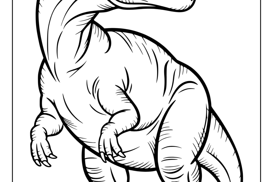 Dinosaur Coloring Pages 20 Free Printable PDF