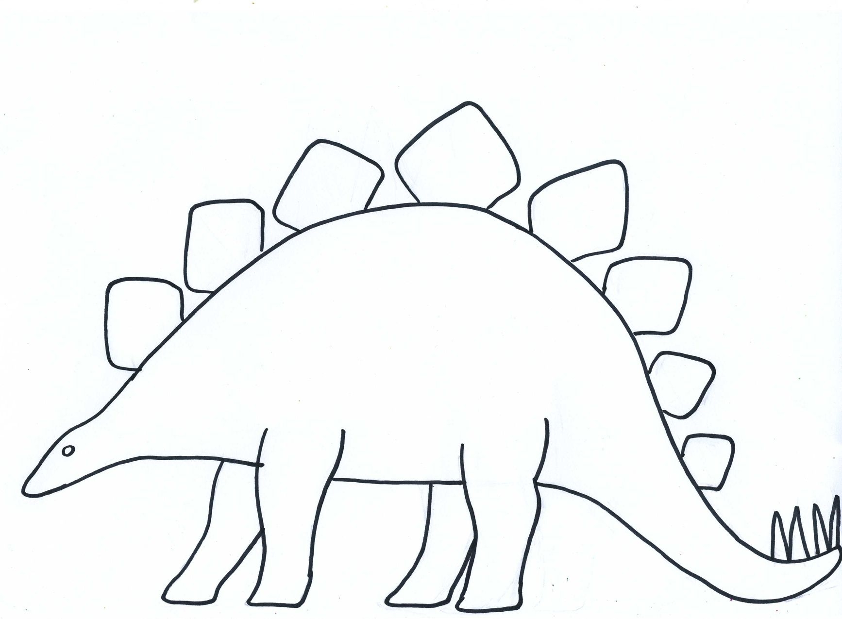 dinosaur template printable