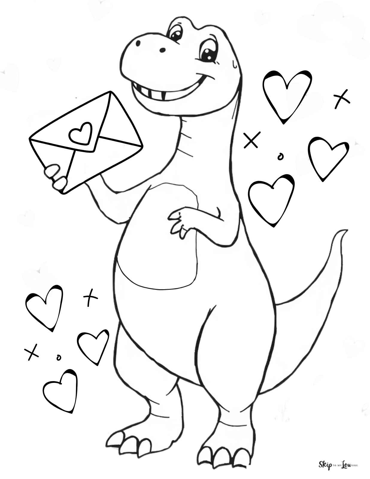 dinosaur printable coloring pages