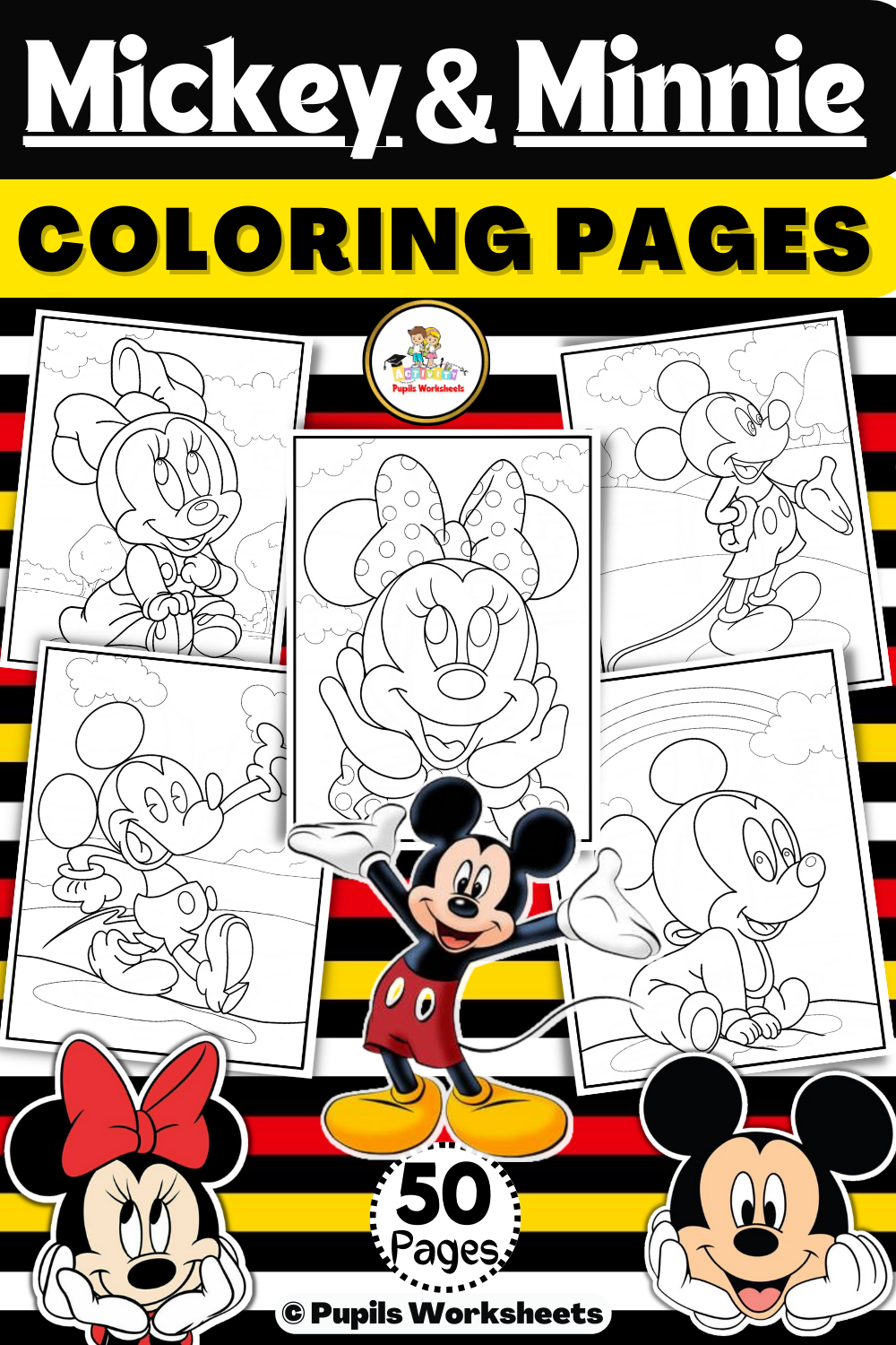 mickey mouse coloring book printable